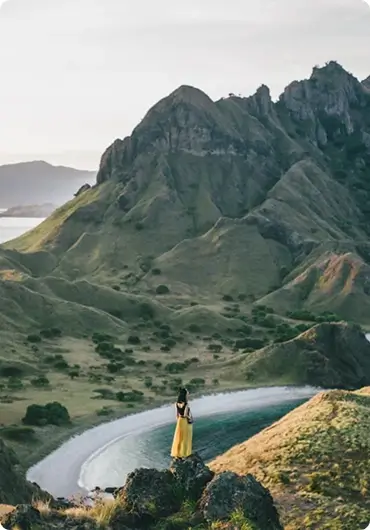 Woman standing in nature 